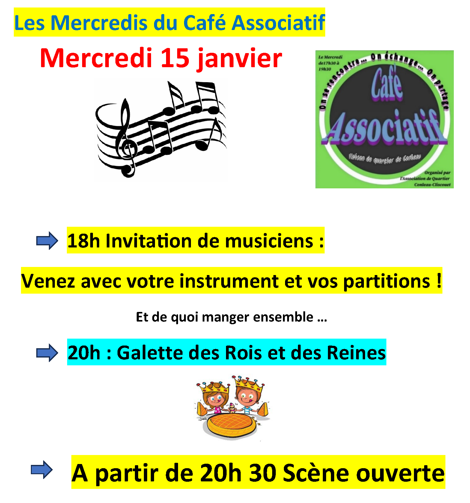 Musique et Galette ! @ Maison de Quartier de Conleau