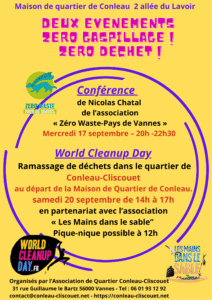 Conférence Zéro gaspillage - Zéro déchets @ Maison de Quartier de Conleau
