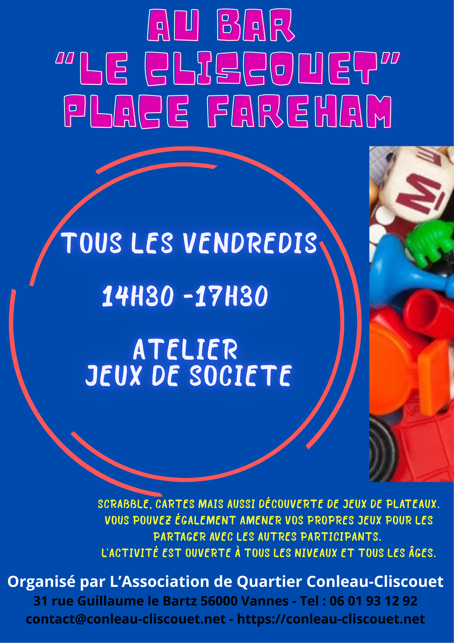 Atelier Jeux de société @ Bar Le Cliscouet