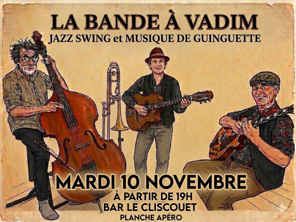 La bande à Vadim au bar "Le Cliscouet" Place Fareham 56000 VANNES
